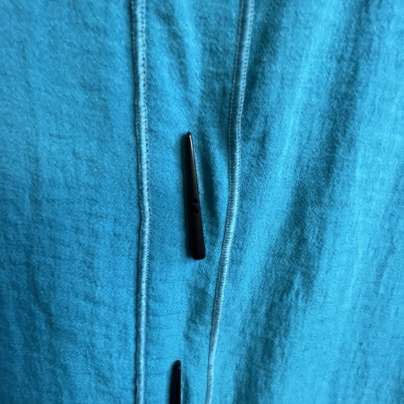 Ali Miles Tunic Size 1X Long Sleeve Women's Art To Wear Artsy Boho Rayon Stretch - Picture 4 of 14